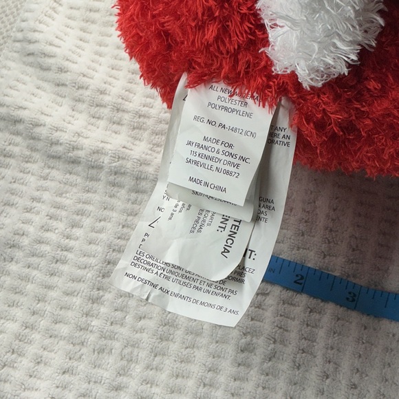 Sanrio hello kitty fuzzy red dress plush pillow buddy . New without tags - Picture 8 of 12